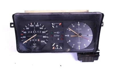 Tachometer VW Polo II 86C Motometer Kombiinstrument m. Borduhr #ohne Teilenummer - Bild 1 von 2