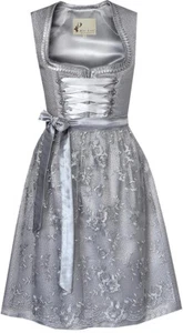 Alte Liebe Bavarian Oktoberfest German Dirndl Dress With Apron Size 38/US 8 - Picture 1 of 3
