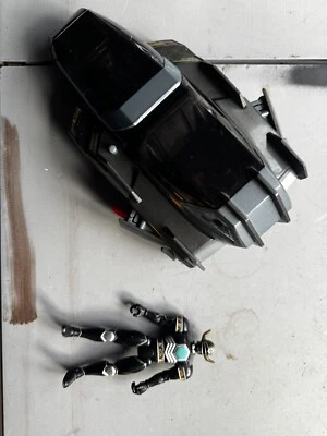 Power Rangers Lost Galaxy Magna Defender With Galactic Speeder Bandai 1998 Black - Image 1 of 3