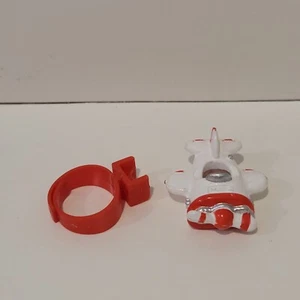 Vintage 1989 Polly Pocket Doll Vintage Wee Willie's Stunt Plane Ring Bluebird - Imagen 1 de 5