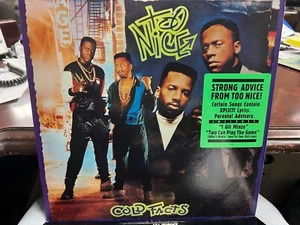 TOO NICE cold facts LP 1989 ARISTA AL8583 HYPE STICKER INNER SLEEVE DJ PROMO - Picture 1 of 2