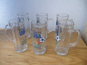 Karlsberg Ur Pils 6 Bier Gläser Set 0,3 L geeicht WM 94 USA - Bild 1 von 2
