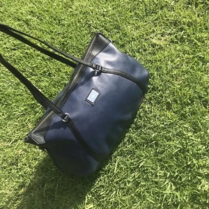 Jag Navy Blue Color Designer Signed Luxury Shoulder Cottage-core Bag Daily Use - Picture 1 of 19