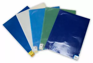 Due Tappeti decontaminanti con antibatterico, 57x45cm - 30+30 strappi. BLU - Foto 1 di 7
