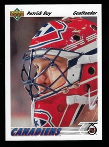 1991-92 Upper Deck Patrick Roy #137 Montreal Canadiens Goalie HOF - Picture 1 of 4