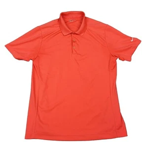 Nike Dri-Fit Golf Polo Shirt Tour Performance Mens Large Bright Red Scarlet - Picture 1 of 5