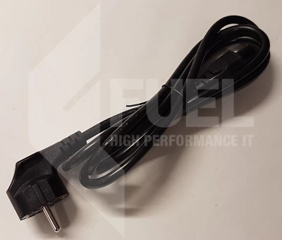 2 Meters EU to C13 Kettle Power Lead,  Right Angle Moulded Plug - Image 1 of 4