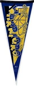 Vintage 1995 NBA Golden State Warriors Full Size Filz Wimpel Basketball 30" sauber - Bild 1 von 5