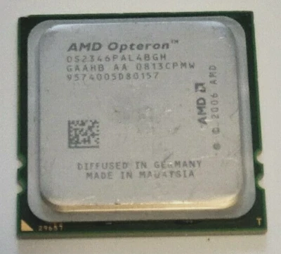 1.8 GHz AMD OPTERON 2346HE 2MB L3/1600MHz OS2346PAL4BGH CPU - Image 1 of 3