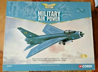 Corgi AA32304 English Elec. Lightning F.3 X9749 RAF 1984 Ltd Edition No.0005 NEW - Image 1 of 4