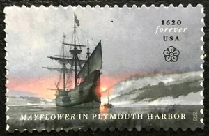 2020 Scott #5524 - Forever - MAYFLOWER IN PLYMOUTH HARBOR - Single Mint NH - Picture 1 of 1