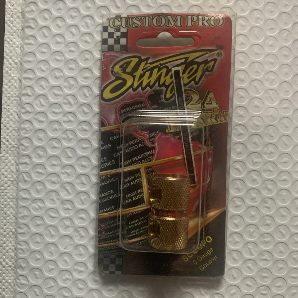 Stinger 24k Gold Series SCOUP0- 0 AWG Gauge Crimpless Barrel Splice - Image 1 of 2