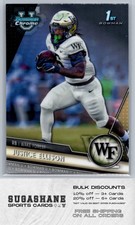 2023 1st Bowman Chrome U 147 Justice Ellison   Wake Forest  Football Card