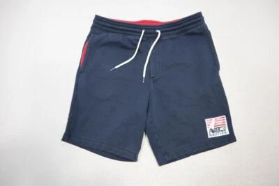 Pantalones Cortos de Gimnasio Nautica Mezcla de Algodón Azul con Bolsillos Para Hombre Talla Mediana Foto 1 de 4
