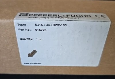 PEPPERL & FUCHS NJ15+U4+DW2-100 / NJ15U4DW2100 (NEW IN BOX) 015723 - Image 1 of 2