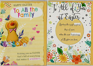 Easter Cards For All Of You / All The Family  ** FREE POSTAGE **