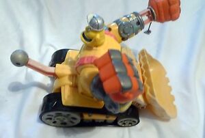 TONKA plastic Bulldozer with Man Outside Play Sandbox Yellow 2000 Hasbro