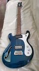 Danelectro 66BT Blue Burst Baritone Electric Guitar, Purchased in Jan. 23 (Never Played)