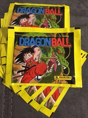 •1 Paquet Stickers Panini DRAGON BALL 1986 Neuf Scellé • - Photo 1/2