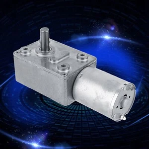 12V Gleichstrom Metallgetriebe hohe Torsion Getriebemotor selbsthemmendes Schneckengetriebe - Bild 1 von 6