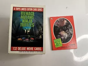 Juego completo de 11 pegatinas Teenage Mutant Ninja Turtles The Movie Topps 1990 - Imagen 1 de 7
