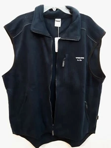 VOLO FOR LIFE XXL FLEECE VEST FULL ZIP NAVY BLUE BY CLIQUE - Picture 1 of 5