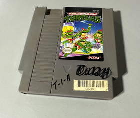 Teenage Mutant Ninja Turtles TMNT Nintendo System NES cartuccia gioco 1989
