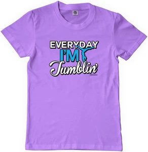 Threadrock Girls Everyday I'm Tumblin Youth T-shirt Gymnast Gymnastics - Picture 1 of 7