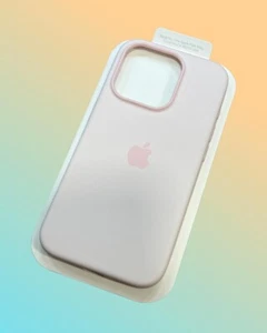 Genuine Magsafe Silicone Case Cover Official Apple iPhone 15 Pro 6.1" Light Pink - Picture 1 of 2
