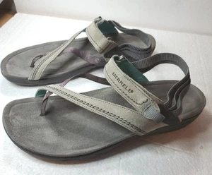 Merrell Drizzle sandali infradito grigio acqua punta passante donna tg 9 passeggio spiaggia - Foto 1 di 14