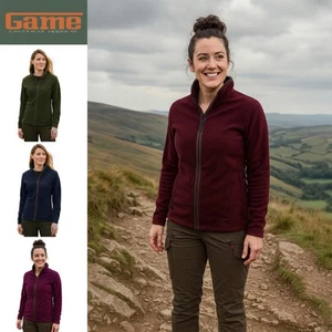 Ladies Game Penrith Fleece Jacket Zip Top 300gsm Winter Warm Country Style Sweat - Picture 1 of 9