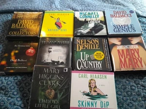 10 Books On CD James Patterson David Baldacci & More - Imagen 1 de 11