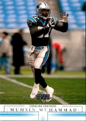 2001 Upper Deck Muhsin Muhammad #22 Carolina Panthers Football Card - Image 1 of 2