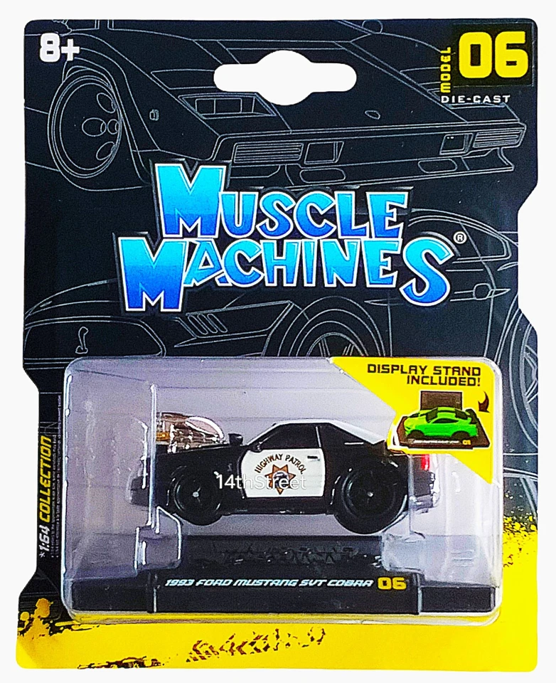 2022 Maisto Muscle Machines 1:64 series 1 #6 - 1993 Ford Mustang SVT Cobra - Image 1 of 1