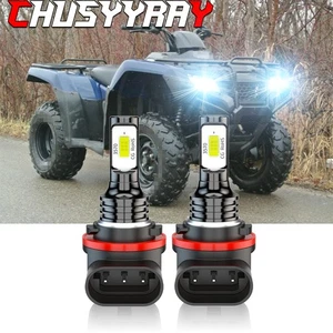 3 prongs LED Headlight Bulbs 35W For Honda Foreman Rubicon 500 Rancher 420 - Bild 1 von 13