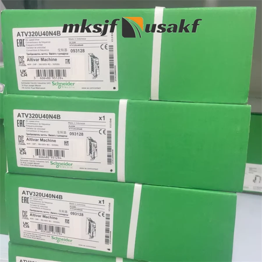 Schneider ATV320U40N4B Altivar Machine ATV320 AC Drive, 4.0kW, 5Hp EUA sem impostos - Imagem 1 de 4