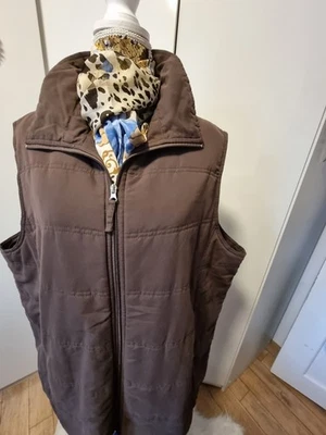 Damen Weste Steppweste Gr. 52/54 XXL Braun, guter gepflegter Zustand - Bild 1 von 4