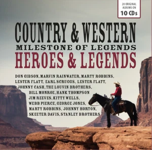 Various Artists Country & Western Milestone of Legends: Heroes & Legends (CD) - Picture 1 of 1
