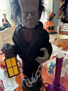 VTG Frankenstein 1989 Telco Monster Motion-ettes Halloween Figure Works 17" - Picture 1 of 5