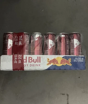 Red Bull Peach Nectarine Energy Drink, 12 Fl Oz, 24 Discontinued