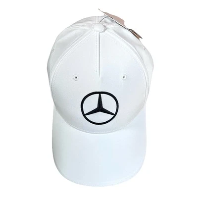 Gorra Mercedes AMG Petronas F1 Equipo Blanca 2023 Nueva Con Etiquetas Lewis Hamilton Foto 1 de 4