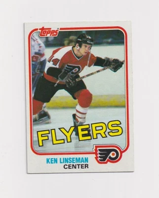 1981-82 TOPPS Ken Linseman # 107 PHILADELPHIA FLYERS - Image 1 of 3
