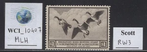 WC1_10407. UNITED STATES. USDA. 1936 DUCK stamp. Scott RW2. MLH - Picture 1 of 1