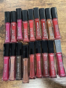 Wholesale Lot Of 18 Loreal Paris Infallible 8 HR PRO GLOSS Lip Gloss BRAND NEW - Picture 1 of 2