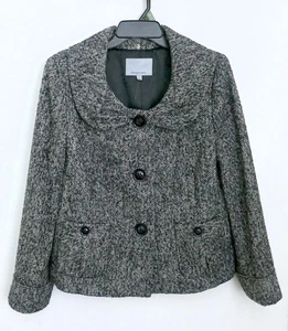 NEW CLASSIQUES ENTIER Luxury Tweed Blazer Jacket XL Wool/Mohair/Alpaca/Cotton - Picture 1 of 17