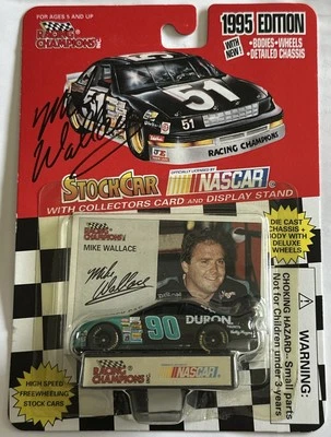 Racing Champions #90 Mike Wallace 1995 Nascar Heilig-Meyers Thunderbird firmado Foto 1 de 4
