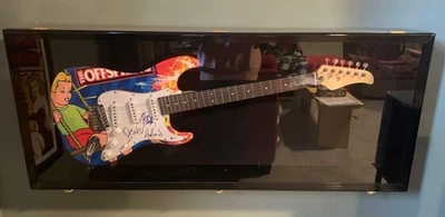 the offspring autographed guitar beckett coa - Image 1 of 4