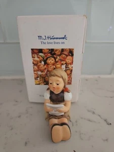 HUMMEL GOEBEL Girl With Sheet Music FIGURINE #389 West Germany Vintage W/BOX - Picture 1 of 6