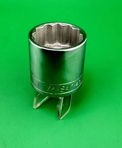 SK S-k 40140 1/2" Drive 12 Point 1-1/4" Shallow SAE Socket USA Nice - Picture 1 of 5