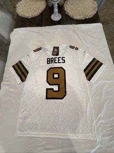New Orleans Saints Drew Brees Nike On Field LG White Jersey NEW - Picture 1 of 14